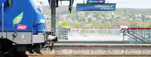 Vernouillet RER train transports 
